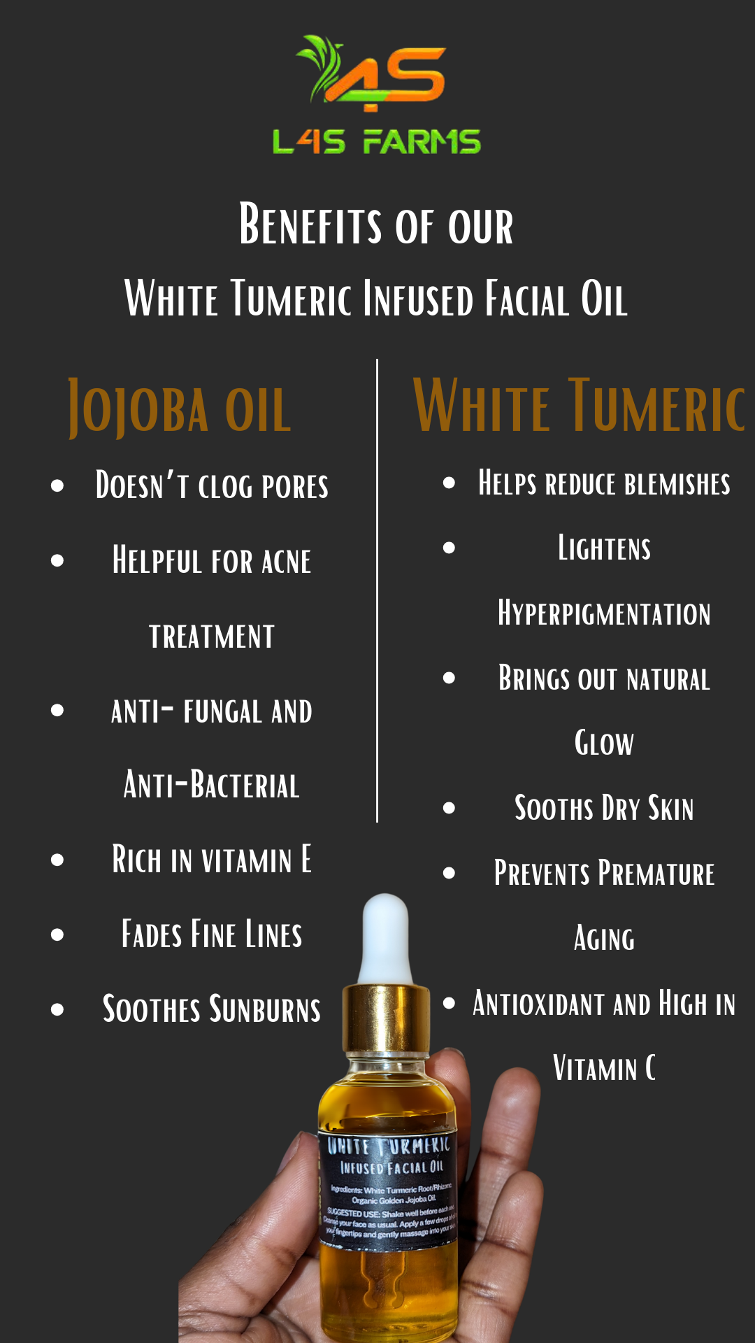 White Turmeric Facial Oil