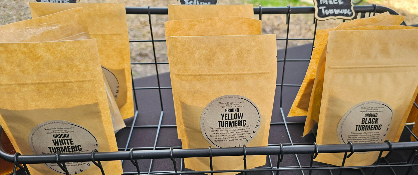 Yellow Turmeric Root Powder | Curcuma longa | 2 oz