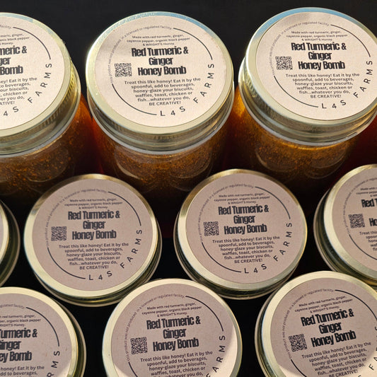 Red Turmeric & Ginger Honey Bomb