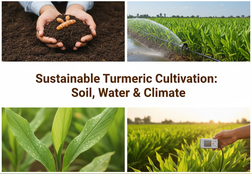 Sustainable Turmeric Cultivation: Soil, Water & Climate