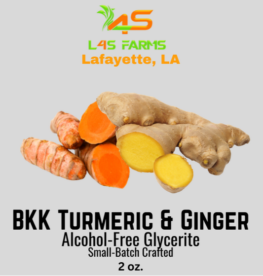 BKK Turmeric & Ginger Glycerite – Alcohol-Free | Small-Batch Crafted
